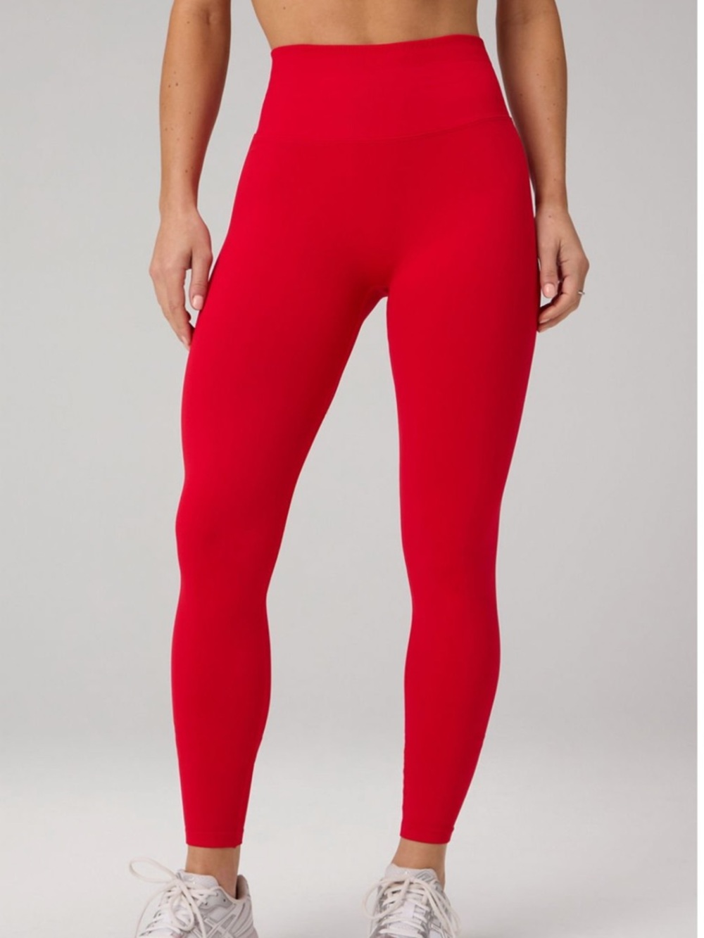 Fabletics High-Waist Red Leggings & Bra Set